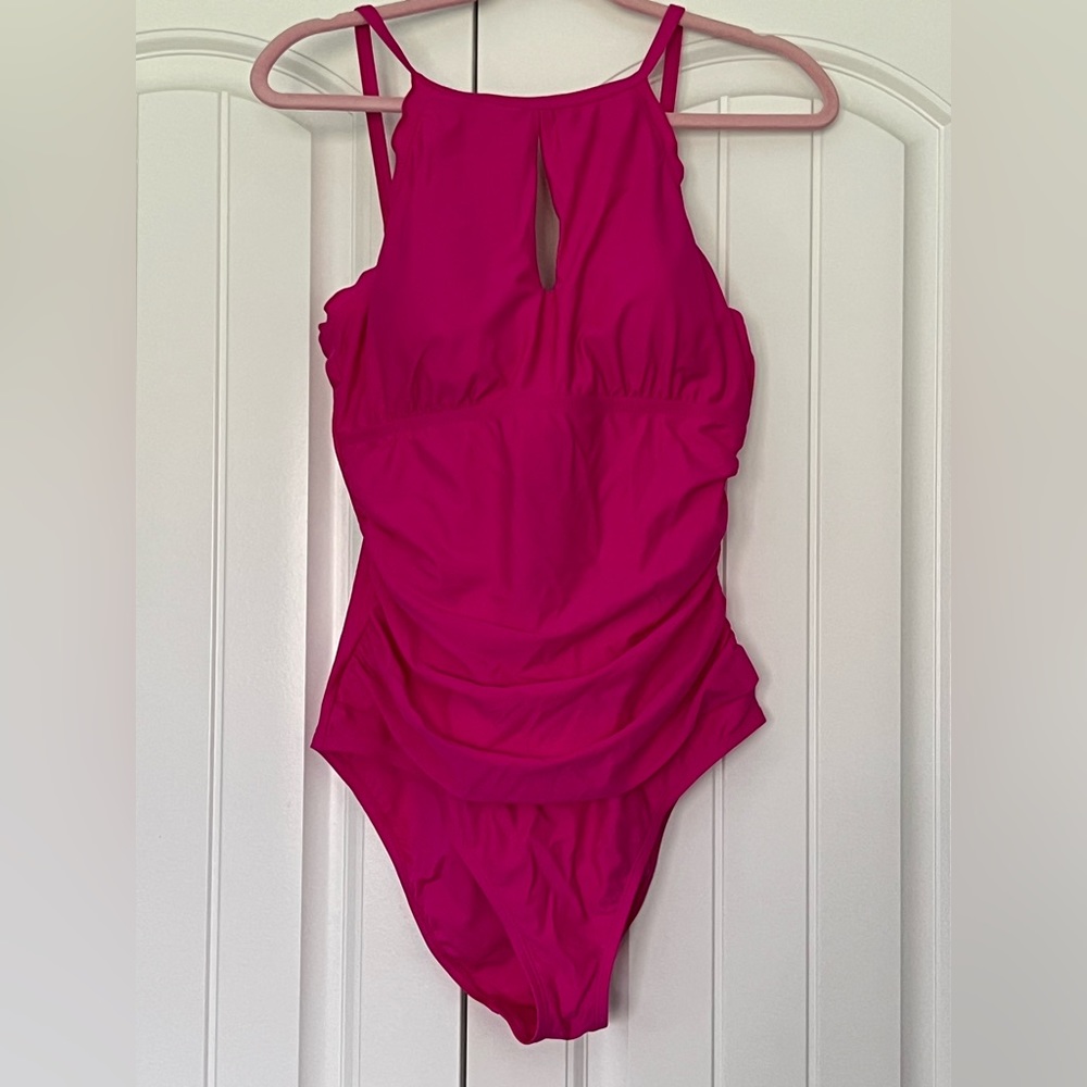 LIKE NEW ELLEN TRACY HOT PINK SIZE 14